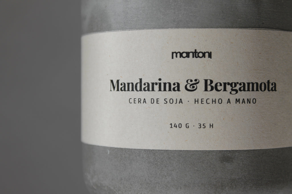 Vela de Mandarina & Bergamota