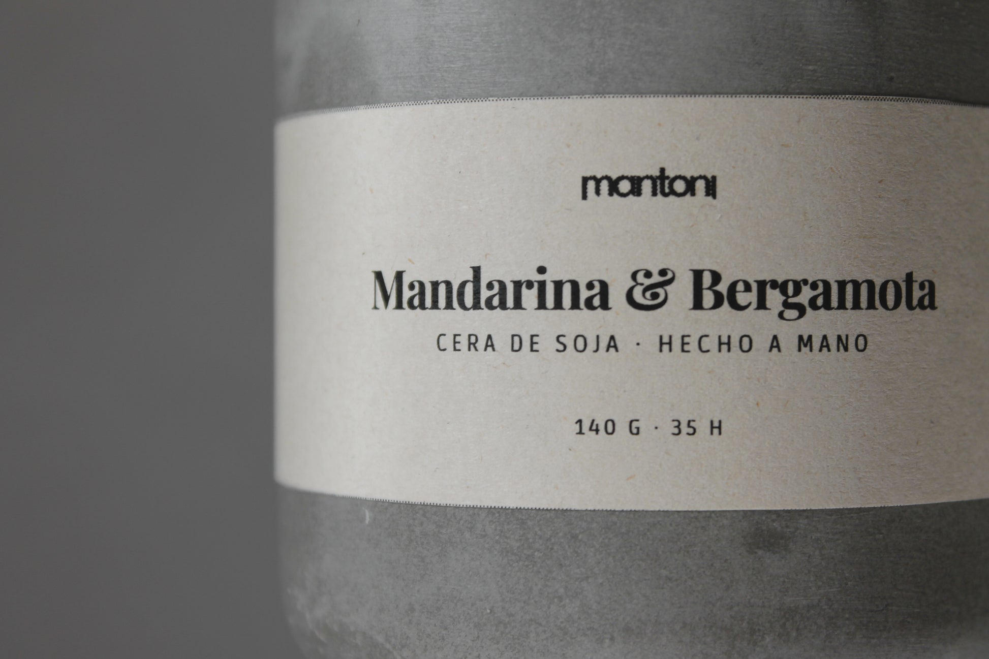 Vela de Mandarina & Bergamota